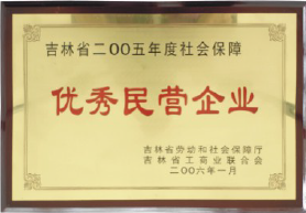 2005年優(yōu)秀民營企業(yè)